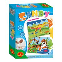 Selecta Sandy Sand Painting Dinosaurus en Tijger