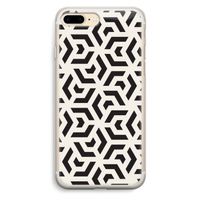 Crazy pattern: iPhone 7 Plus Transparant Hoesje
