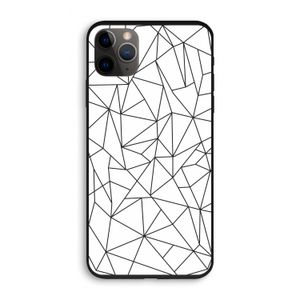 Geometrische lijnen zwart: iPhone 11 Pro Biologisch afbreekbaar hoesje