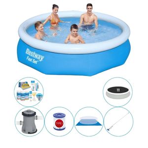 Bestway Fast Set Rond 305x76 cm - Zwembad Combinatie Pakket