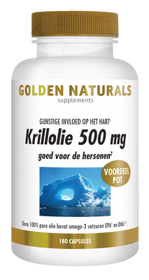 Golden Naturals Krillolie 500 mg
