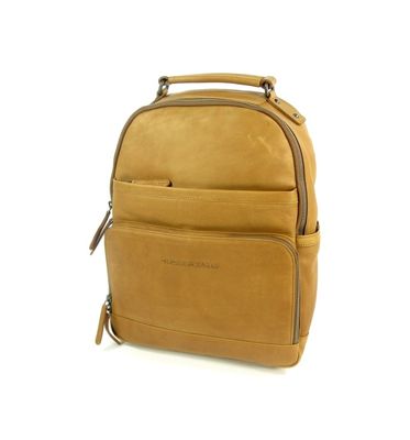 laptop rugzak AUSTIN wax pull up cognac