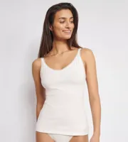 Ondergoed dames 2-pack - hemd Basic GO smalle band - Vrouwen onderhemd spaghetti bandjes biologisch katoen