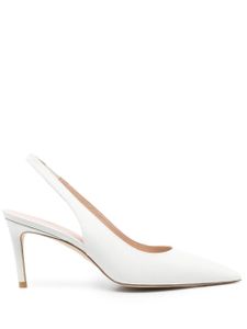 Stuart Weitzman escarpins Stuart 75 mm à bride arrière - Blanc