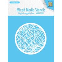 Nellie's Choice • precision circle stencils round stencils higgledy-piggledy lines