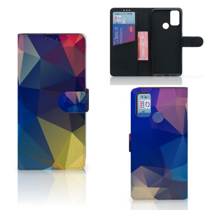 Alcatel 1S (2021) Book Case Polygon Dark