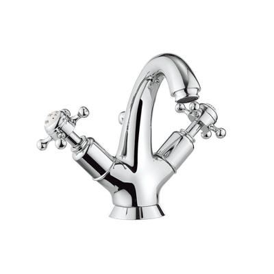 Crosswater Belgravia Wastafelkraan - kruisgreep - hoge uitloop - pop-up waste - chroom BL112DPC