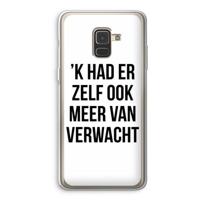 Meer verwacht: Samsung Galaxy A8 (2018) Transparant Hoesje
