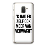 Meer verwacht: Samsung Galaxy A8 (2018) Transparant Hoesje