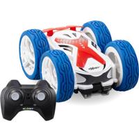 Exost op afstand bestuurbare mini flip NEO stuntauto - wit - 1:34