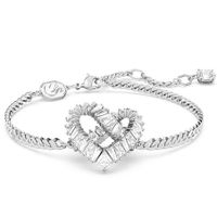 Swarovski 5648299 Armband Matrix zilverkleurig-wit 16,5-20 cm - thumbnail