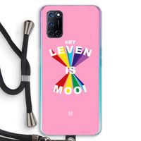 Het Leven Is Mooi: Oppo A52 Transparant Hoesje met koord