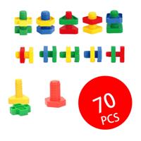 Bouwschroeven in Opbergbox, 70dlg.