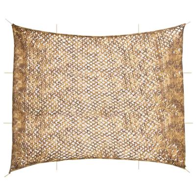VidaXL Camouflagenet met opbergzak 729x602 cm zandkleurig
