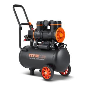 VEVOR 1450W Stille Compressor luchtcompressor fluistercompressor olievrije compressor 24L 70dB