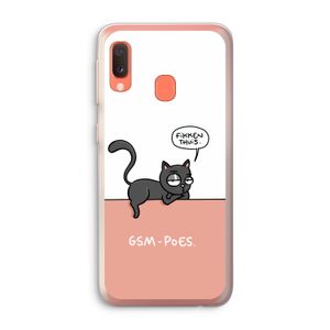 GSM poes: Samsung Galaxy A20e Transparant Hoesje