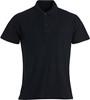 Clique 028230 Basic Polo - Zwart - 4XL