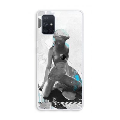 I will not feel a thing: Galaxy A71 Transparant Hoesje