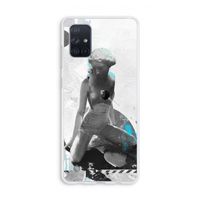 I will not feel a thing: Galaxy A71 Transparant Hoesje