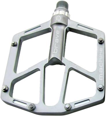 BRAVE Platform pedal superthin silver