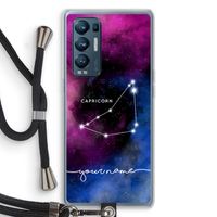 Sterrenbeeld - Donker: Oppo Find X3 Neo Transparant Hoesje met koord