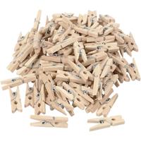 Creativ Company Wasknijpers, l: 25 mm, b: 3 mm, 100 stuk/ 1 doos