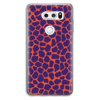 Purple Giraffe: LG V30 Transparant Hoesje