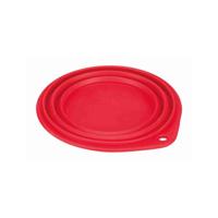 Vouwbare Dierenbak Trixie Travel Siliconen 1 L Blauw Rood