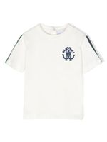 Roberto Cavalli Junior t-shirt à logo imprimé - Blanc