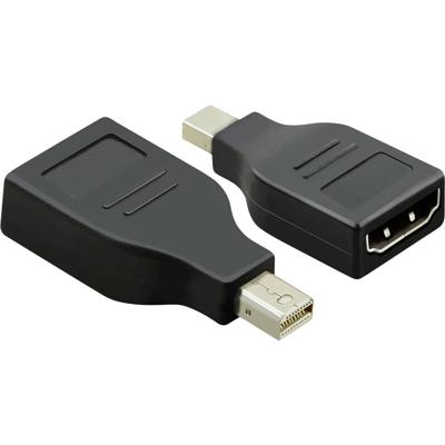 Value 12.99.3159 Adapter [1x Mini-DisplayPort stekker - 1x HDMI-bus] Zwart 80 m
