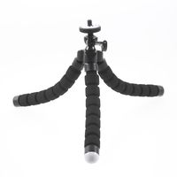 Shop4 - GoPro HERO10 Black Tripod - met Flexibele Poten Zwart - thumbnail