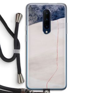 Stone White: OnePlus 7 Pro Transparant Hoesje met koord
