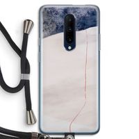 Stone White: OnePlus 7 Pro Transparant Hoesje met koord