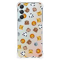 Doorzichtige Silicone Hoesje voor Samsung Galaxy A05s Dieren Emojis - thumbnail