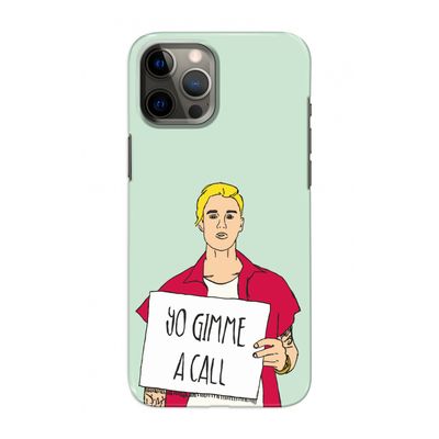 Gimme a call: Volledig geprint iPhone 12 Hoesje