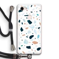 Terrazzo N°13: Pixel 3 Transparant Hoesje met koord