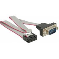 Delock 89900 kabel RS-232 Seriële pin header female naar DB9 male lay-out 1:1 - thumbnail