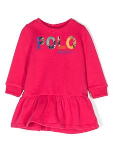 Ralph Lauren Kids robe-pull à logo brodé - Rose