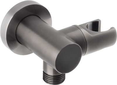 Ben muuraansluiting met handdouchehouder gunmetal pvd