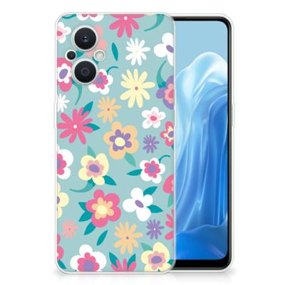 OPPO Reno8 Lite TPU Case Flower Power OPPO Reno8 Lite TPU Case Flower Power