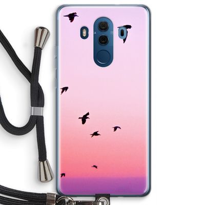 Fly away: Huawei Mate 10 Pro Transparant Hoesje met koord