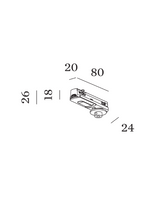 Wever & Ducre - 1-Phase Track Adapter 2.0 B