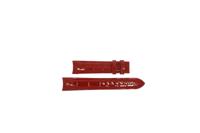 Horlogeband Tissot COUTURIER GENT / T0352101603101A / T610042655 Leder Rood 18mm