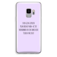 Tequila: Samsung Galaxy S9 Transparant Hoesje
