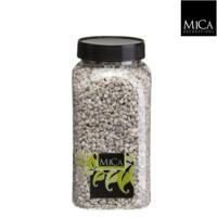 Gravel lichtgrijs fles 1 kilogram - Mica decorations
