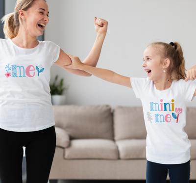 Moederdag t-shirt Ik en ik mini