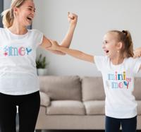Moederdag t-shirt Ik en ik mini Moederdag t-shirt Ik en ik mini
