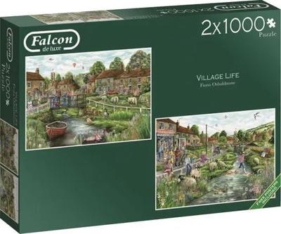 Village Life Puzzel 2x 1000 Stukjes