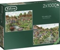 Village Life Puzzel 2x 1000 Stukjes