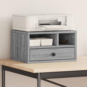 VidaXL Printerkastje 40x32x22,5 cm bewerkt hout grijs sonoma eiken